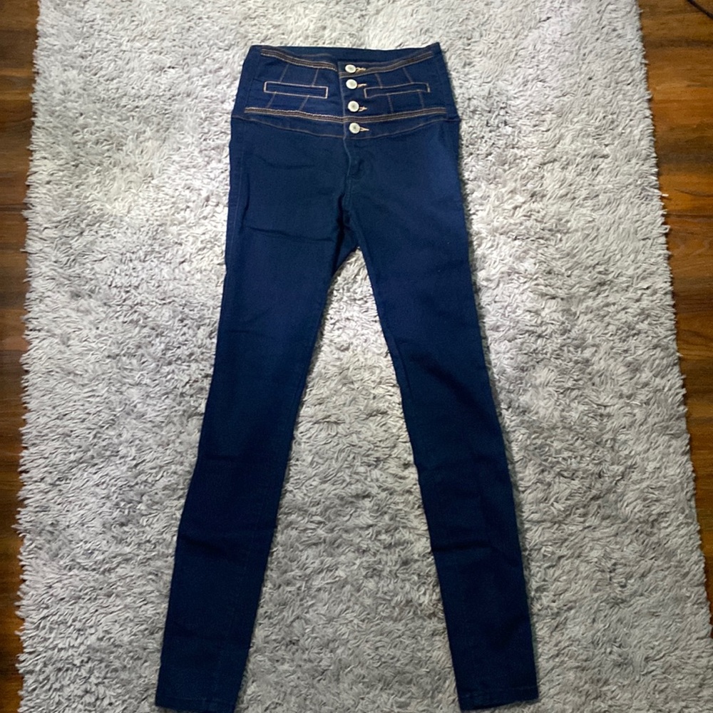 High waisted jegging